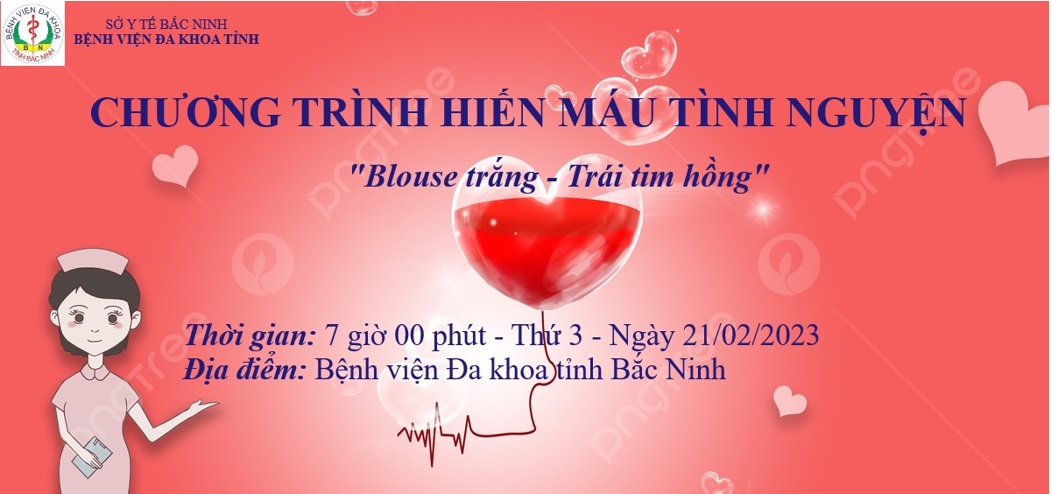 THÔNG BÁO VỀ VIỆC TỔ CHỨC CHƯƠNG TRÌNH HIẾN MÁU TÌNH NGUYỆN