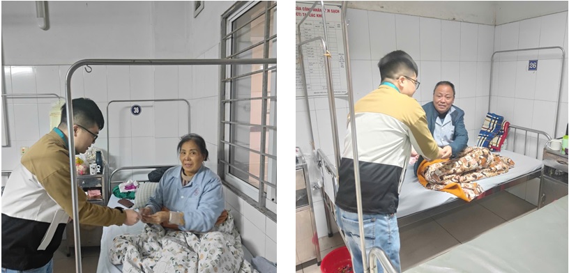 THĂM, ĐỘNG VIÊN VÀ TRAO TẶNG GẦN 60 TRIỆU ĐỒNG  ĐẾN VỚI 83 BỆNH NHÂN HOÀN CẢNH KHÓ KHĂN