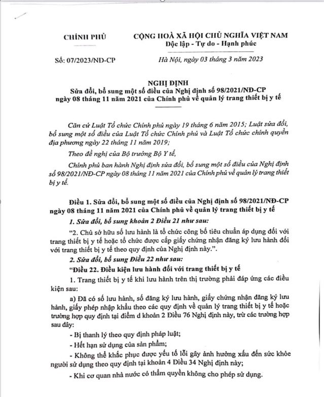 CÁC QUY ĐỊNH MỚI THÁO GỠ VƯỚNG MẮC VỀ QUẢN LÝ TRANG THIẾT BỊ Y TẾ HIỆN NAY