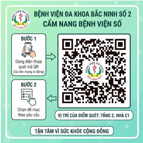 BỆNH VIỆN ĐA KHOA BẮC NINH SỐ 2 TRIỂN KHAI “CẨM NANG BỆNH VIỆN SỐ” HỖ TRỢ NGƯỜI BỆNH