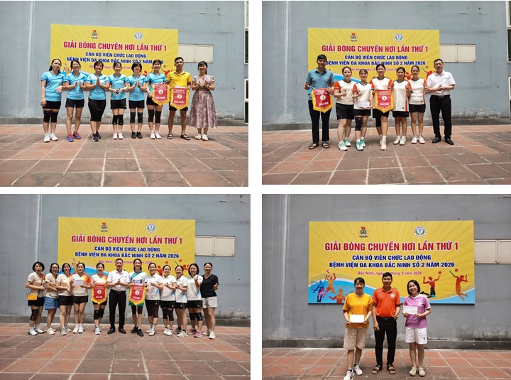  SÔI NỔI GIẢI BÓNG CHUYỀN HƠI VIÊN CHỨC, LAO ĐỘNG BỆNH VIỆN NĂM 2026
