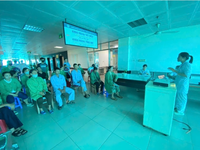 TRUYỀN THÔNG GIÁO DỤC SỨC KHỎE CHO NGƯỜI BỆNH, NGƯỜI NHÀ NGƯỜI BỆNH & NGƯỜI NHÀ NGƯỜI BỆNH KHOA NGOẠI TỔNG HỢP