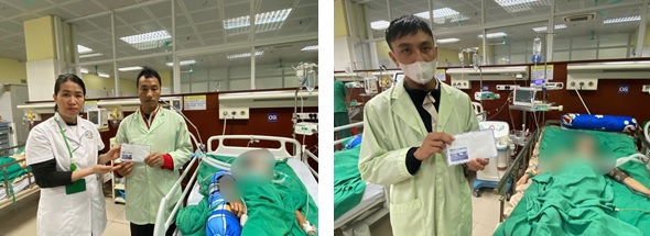 YÊU THƯƠNG TIẾP SỨC – HỖ TRỢ KỊP THỜI  CÁC BỆNH NHÂN NẶNG, HOÀN CẢNH KHÓ KHĂN