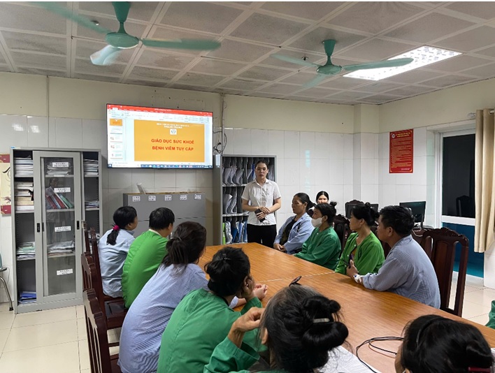   TRUYỀN THÔNG TẠI KHOA NỘI TIÊU HOÁ “Viêm tụy cấp – Hiểu đúng bệnh, ăn đúng cách để hồi phục”