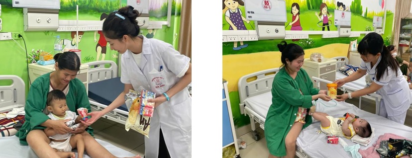 TRUYỀN THÔNG GIÁO DỤC SỨC KHỎE TẠI KHOA NHI: ĐỒNG HÀNH CÙNG CHA MẸ CHĂM SÓC TRẺ EM
