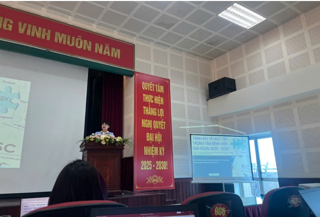 KHỞI ĐỘNG DỰ ÁN  XÂY DỰNG BỘ CHỈ SỐ ĐÁNH GIÁ HIỆU QUẢ CÔNG VIỆC BSC-KPI TẠI BỆNH VIỆN ĐA KHOA BẮC NINH SỐ 2