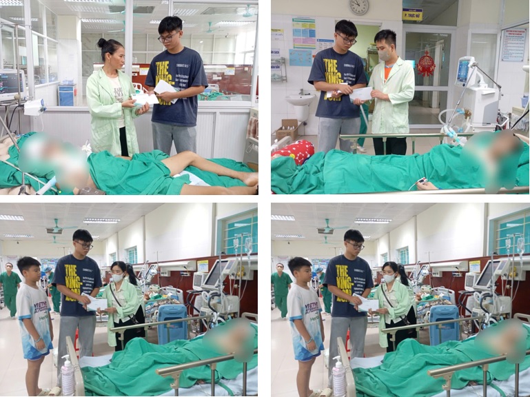 ẤM ÁP NGHĨA TÌNH TRAO GỬI CÁC BỆNH NHÂN BỆNH NẶNG, HOÀN CẢNH KHÓ KHĂN