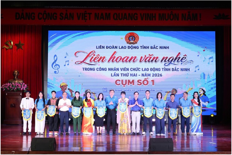 CÔNG ĐOÀN BỆNH VIỆN THAM DỰ LIÊN HOAN VĂN NGHỆ TRONG CÔNG NHÂN VIÊN CHỨC, LAO ĐỘNG TỈNH BẮC NINH  LẦN THỨ II – NĂM 2026 