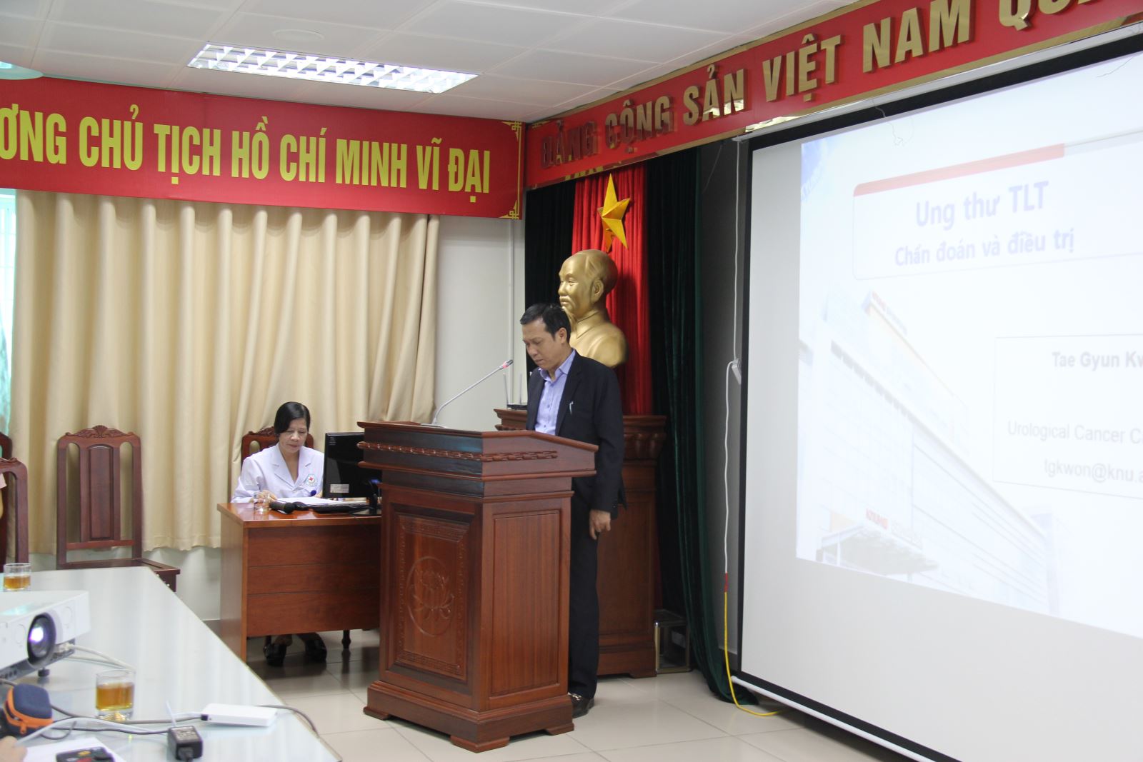 BSCKII. Nguyễn Bá Quý – Phó Giám đốc Sở Y tế Bắc Ninh phát biểu chỉ đạo Hội thảo